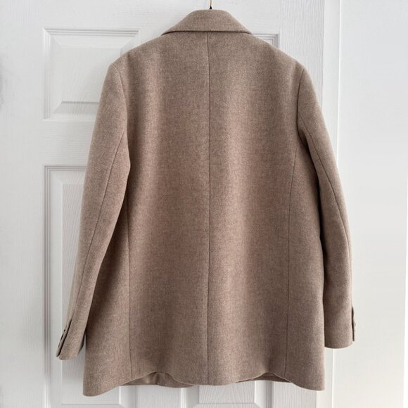 & Other Stories Felted Blazer in Beige, size 44. Fits like size 12 - Picture 8 of 9
